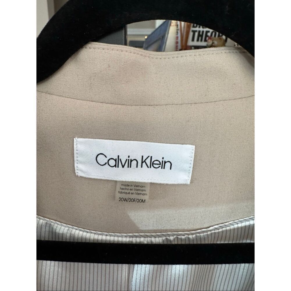 Calvin Klein Modern Open-Front Blazer - Picture 4 of 5